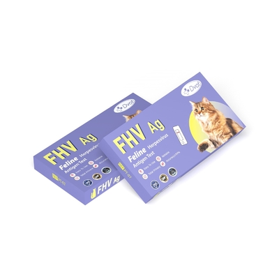 DOVT Vet Feline Herpesvirus Antigen Test FHV Ag Test 8mins Test Time CE ISO Certified