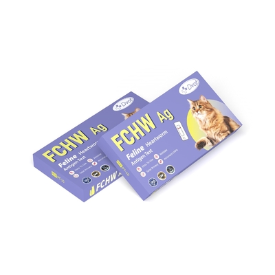 One Step Veterinary Kit FCHW Ag Feline Heartworm Antigen Test For Cat
