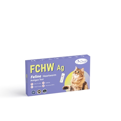 One Step Veterinary Kit FCHW Ag Feline Heartworm Antigen Test For Cat