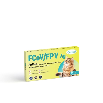 Fpv Fcov Antigen Rapid Test Kit for Feline Panleukopenia/Coronavirus Detection