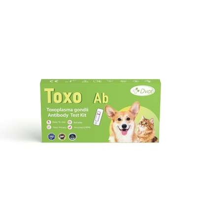 Pet Animal Toxo Ag Veterinary Rapid Test Kit Toxoplasma Gondii Antigen Test for Dog and Cat Detection