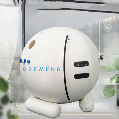 Customizable White Hyperbaric Oxygen Pressure Chamber for Medical Healing and Therapy