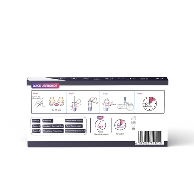 DOVT 9 IN1 Multiplex Respiratory Antigen Test Kit 8 Mins Test Time 1.5 Years Date