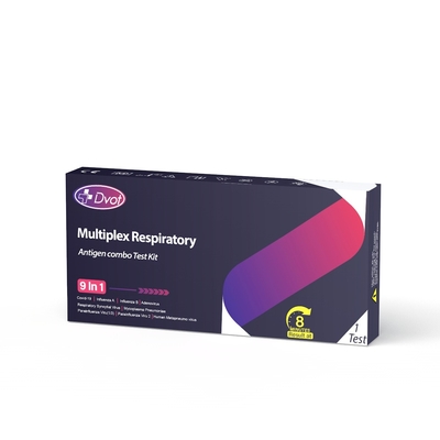DOVT 9 IN1 Multiplex Respiratory Antigen Test Kit 8 Mins Test Time 1.5 Years Date