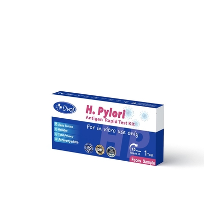 High Sensitivity Detection H. pylori Virus Antigen Rapid Test Kit with Disposable Design