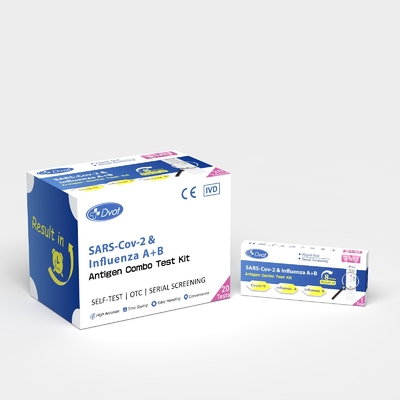Highly Sensitive SARS-CoV-2 Influenza A B One Step Rapid Test Kit For Early Detection