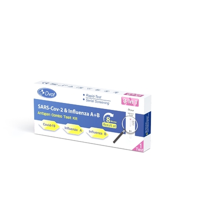 Rapid Detection Test Cassette Professional Use SARS-CoV-2 & Influenza A + B Rapid Test Kit
